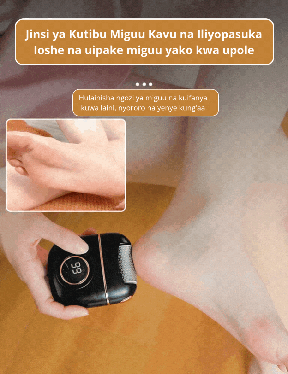 Digital Electric Foot Polisher